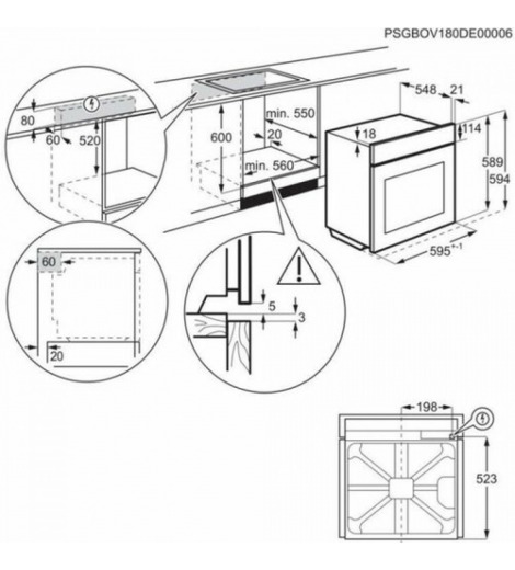 Духова шафа Electrolux OED3H50X
