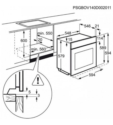Духова шафа Electrolux OPEB2320R