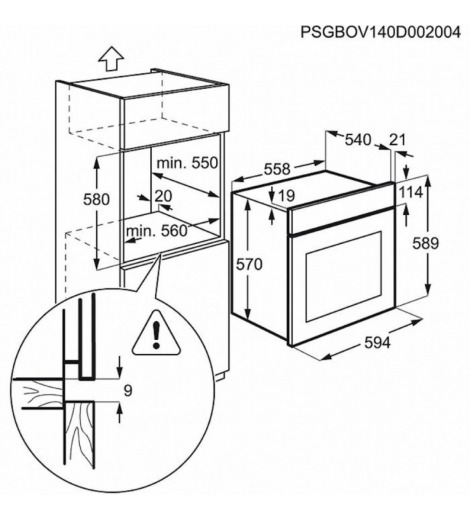 Духова шафа Electrolux EZB53430AW