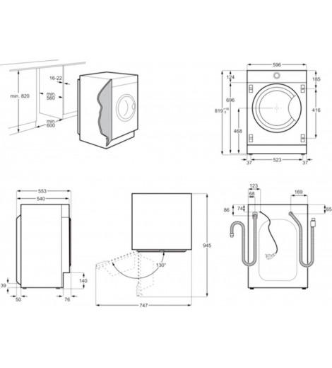 Прально-сушильна машина Electrolux EW7W368SIU