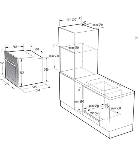 Духова шафа Gorenje BOS67371SYB
