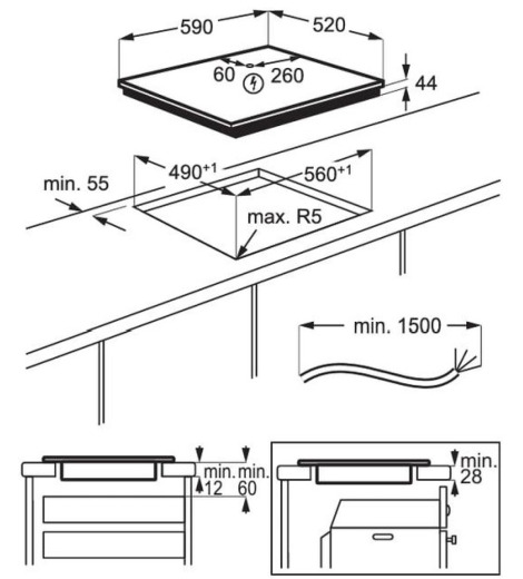 Варильна поверхня Electrolux EIT61443B
