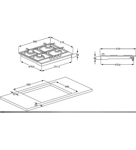 Варильна поверхня  BEKO HILW64225SZG