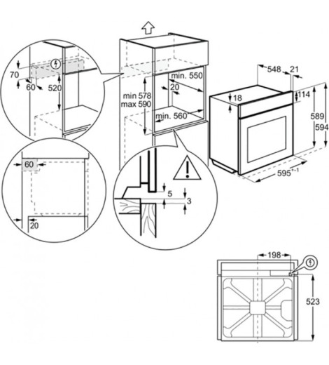 Духовой шкаф Electrolux EOD3C70TK