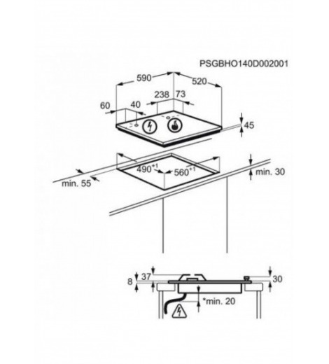 Варочная поверхность Electrolux GPE363YV