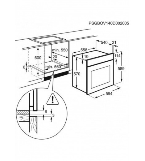 Духова шафа Electrolux EZB53400AX