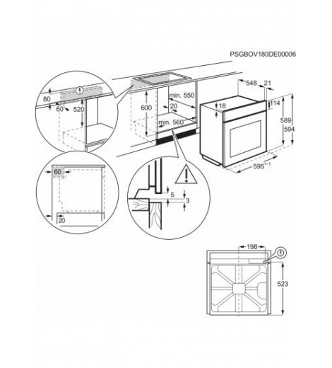 Духова шафа Electrolux OEF3H70TX