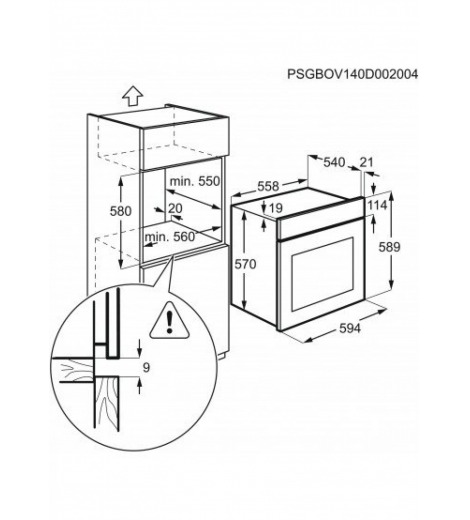 Духова шафа Electrolux OEF5E50X