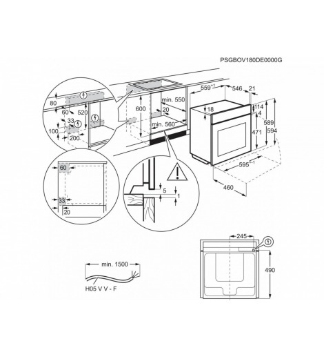 Духова шафа Electrolux OKD5C51V