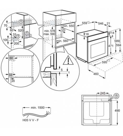 Духова шафа Electrolux OKD5C70X