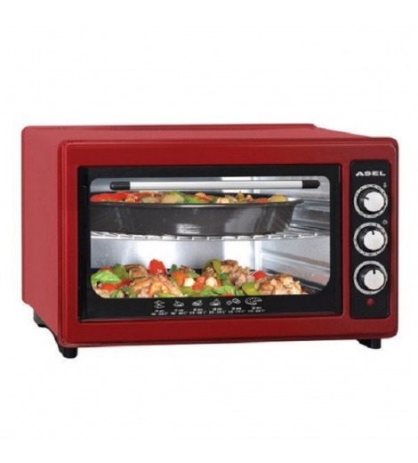 Электропечь Asel AF-0123 40л. (Красная)