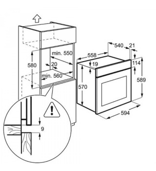 Духова шафа Electrolux EZB53430AK
