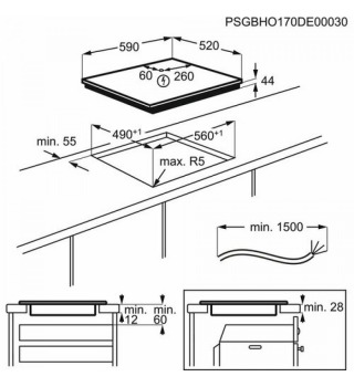 Варильна поверхня Electrolux IPE6454KF