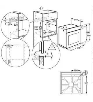 Духова шафа Electrolux LOD6C77WZ