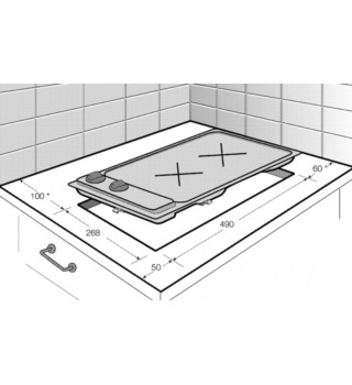 Варильна поверхня BEKO HDCG32220FX