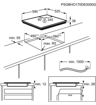 Варильна поверхня Electrolux EHF6547FXK