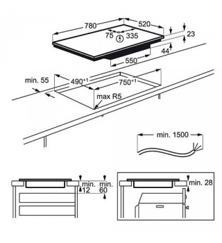 Варильна поверхня Electrolux EIS7548