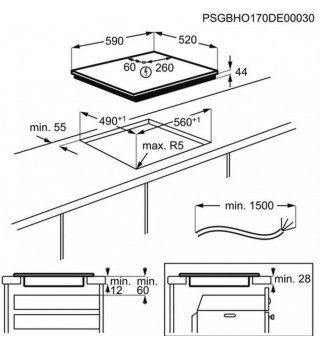 Варильна поверхня Electrolux IPEL6453KC