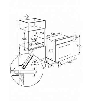 Духова шафа Electrolux EZB53400AX