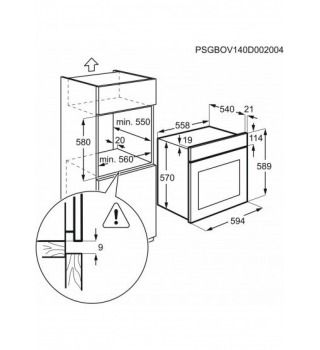 Духова шафа Electrolux OEF5E50X