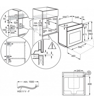 Духова шафа Electrolux OKD5C70X